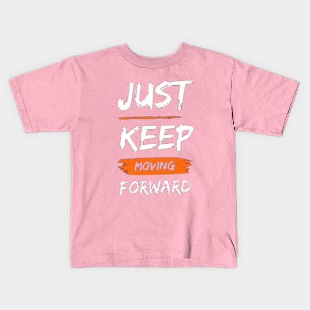 Text art Kids T-Shirt by Dilhani